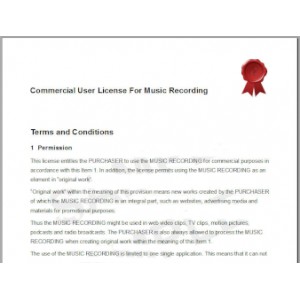 Licencja firmowa na profesjonalne korzystanie z CD "Babymassage muziek"